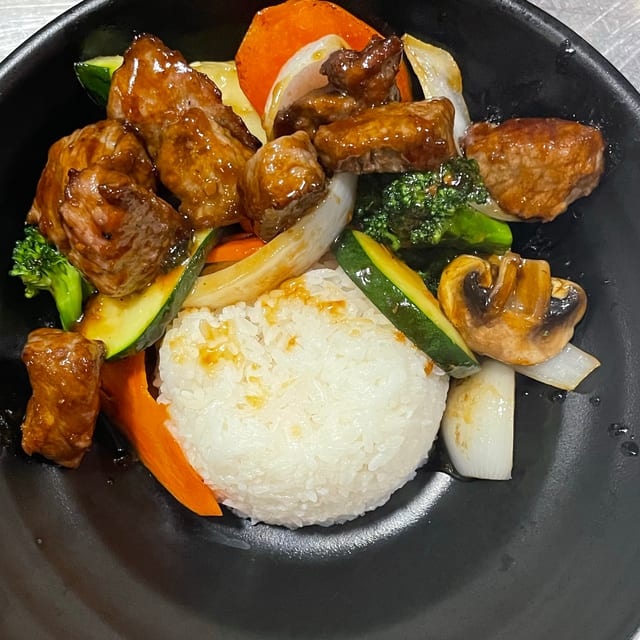 Teriyaki Sirloin Bowl.