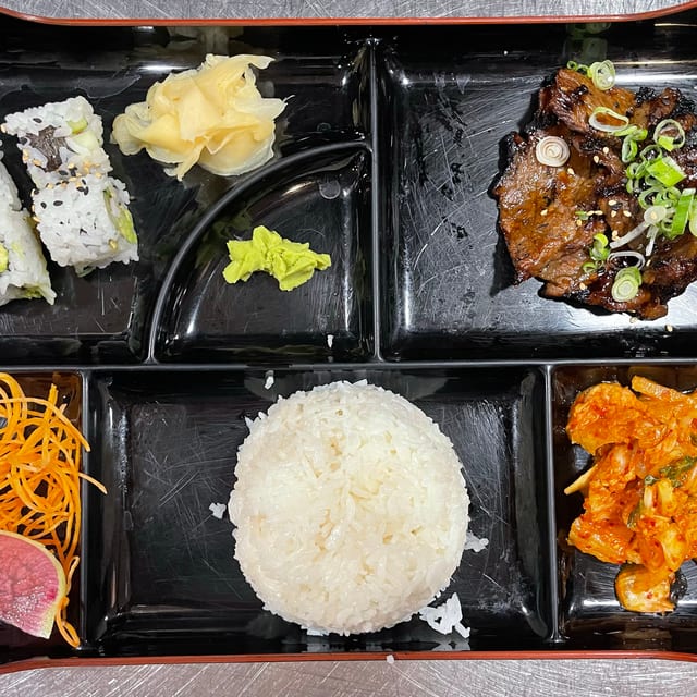 Korean Short Ribs Bento.