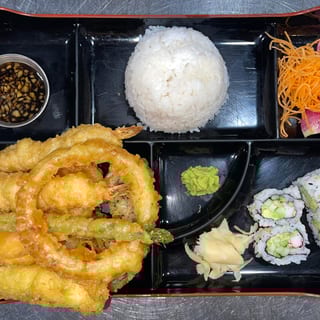 Shrimp & Veggie Temp Bento